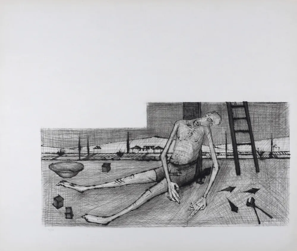 Stich Buffet - Déposition, La Passion du Christ, 1954