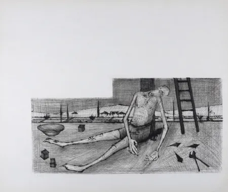 Stich Buffet - Déposition, La Passion du Christ, 1954