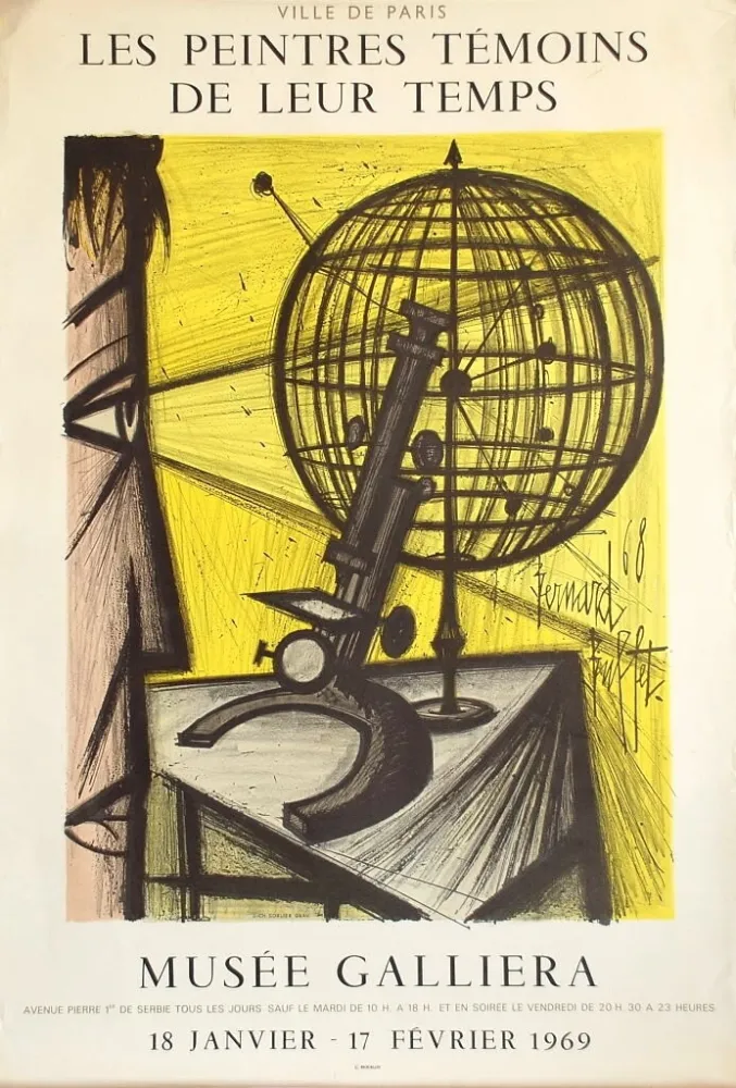 Plakat Buffet - Le Microscope - Les Peintres Témoins de Leur Temps