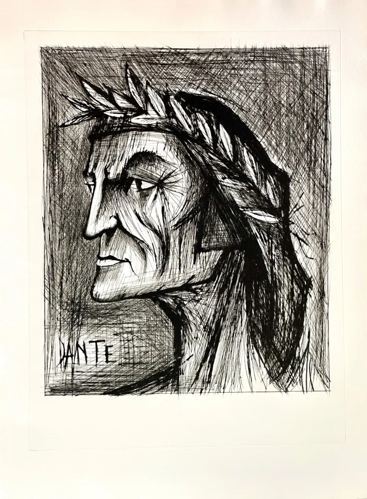 Kaltnadelradierung Buffet - L'Enfer de Dante - Dante