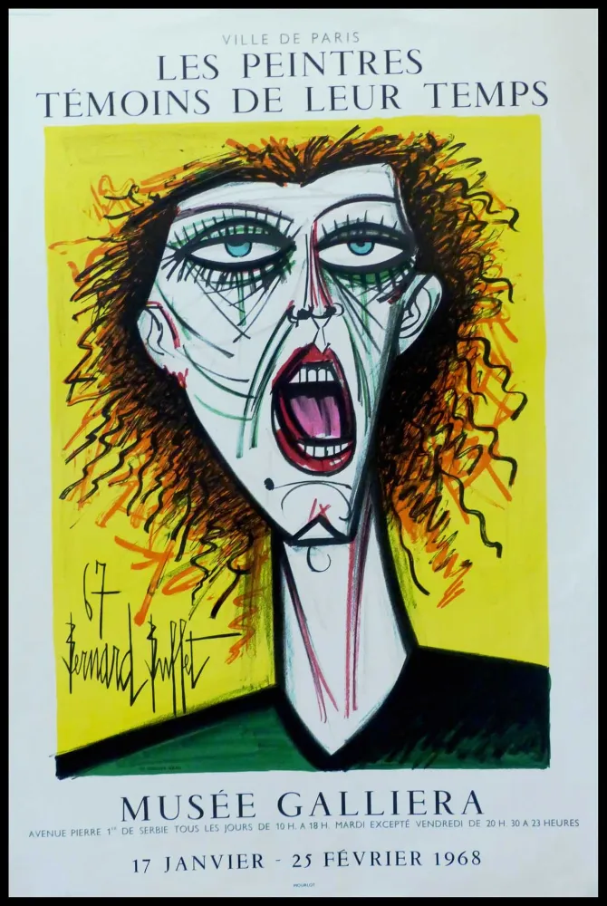 Plakat Buffet - LES PEINTRES TEMOINS DE LEUR TEMPS - MUSÉE GALLIERA