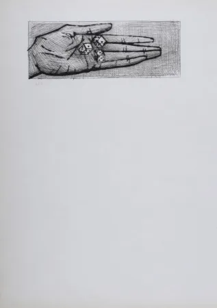 Radierung Und Aquatinta Buffet - Main et dés, La Passion du Christ