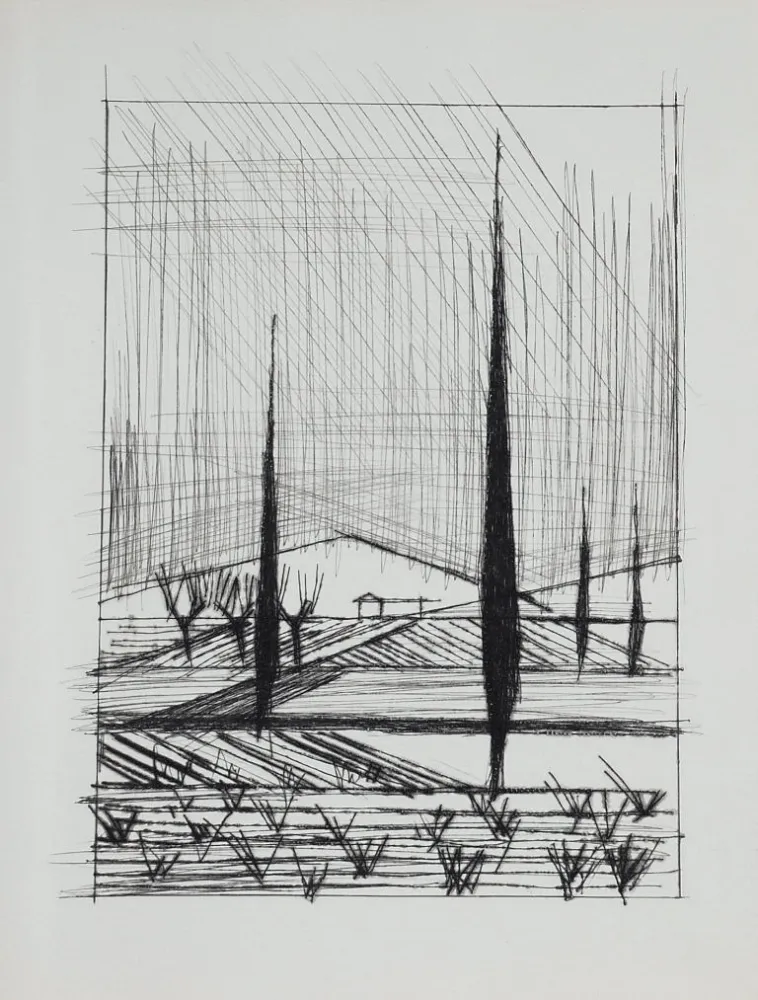 Kaltnadelradierung Buffet - Naples, ca