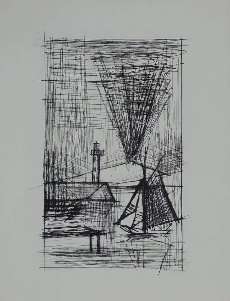 Kaltnadelradierung Buffet - Naples, ca.