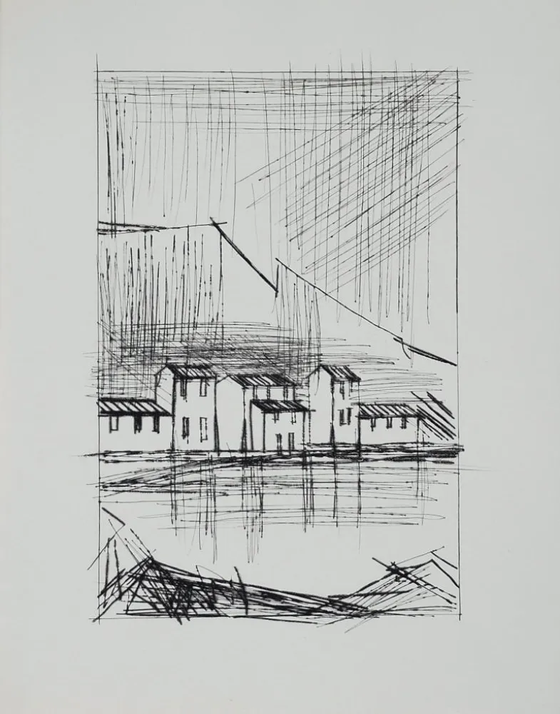 Kaltnadelradierung Buffet - Naples, ca.