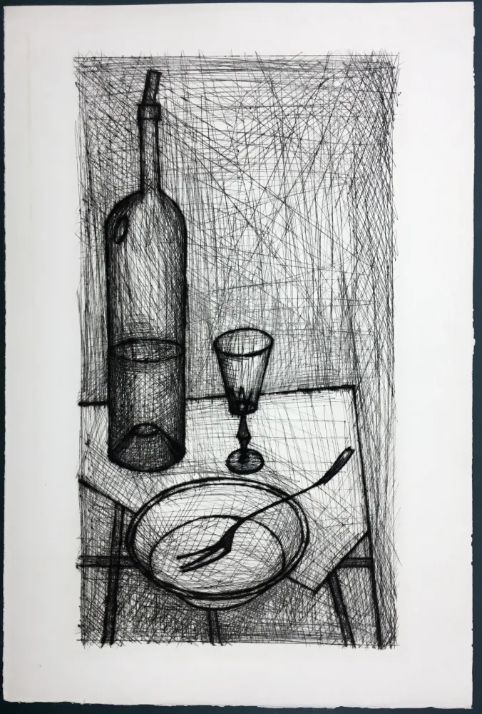 Radierung Buffet - Nature morte pour Recherche de la Purété (1953)