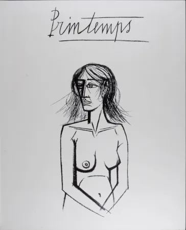 Lithographie Buffet - Printemps, 1970