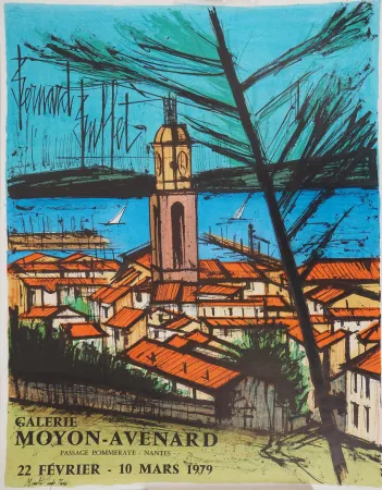 Lithographie Buffet - St Tropez