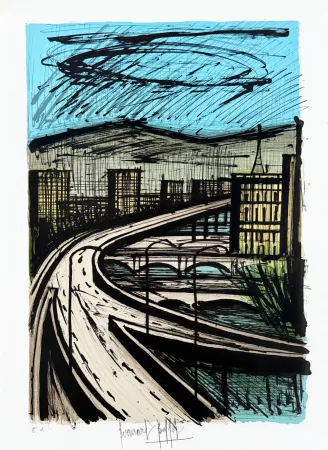 Lithographie Buffet - Voyage au Japon