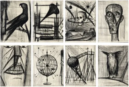 Illustriertes Buch Buffet - Voyages Fantastiques aux États et Empires de la Lune et du Soleil (Cyrano de Bergerac)