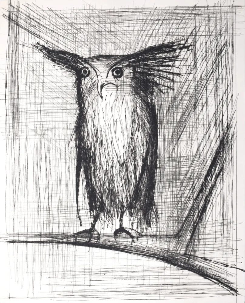 Kaltnadelradierung Buffet - Voyages fantastiques de Cyrano de Bergerac, 1958