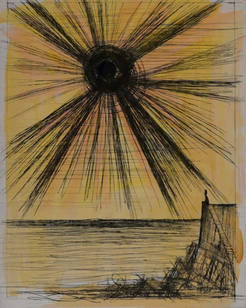 Stich Buffet - Voyages fantastiques de Cyrano de Bergerac, 1958