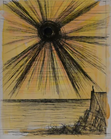 Stich Buffet - Voyages fantastiques de Cyrano de Bergerac, 1958