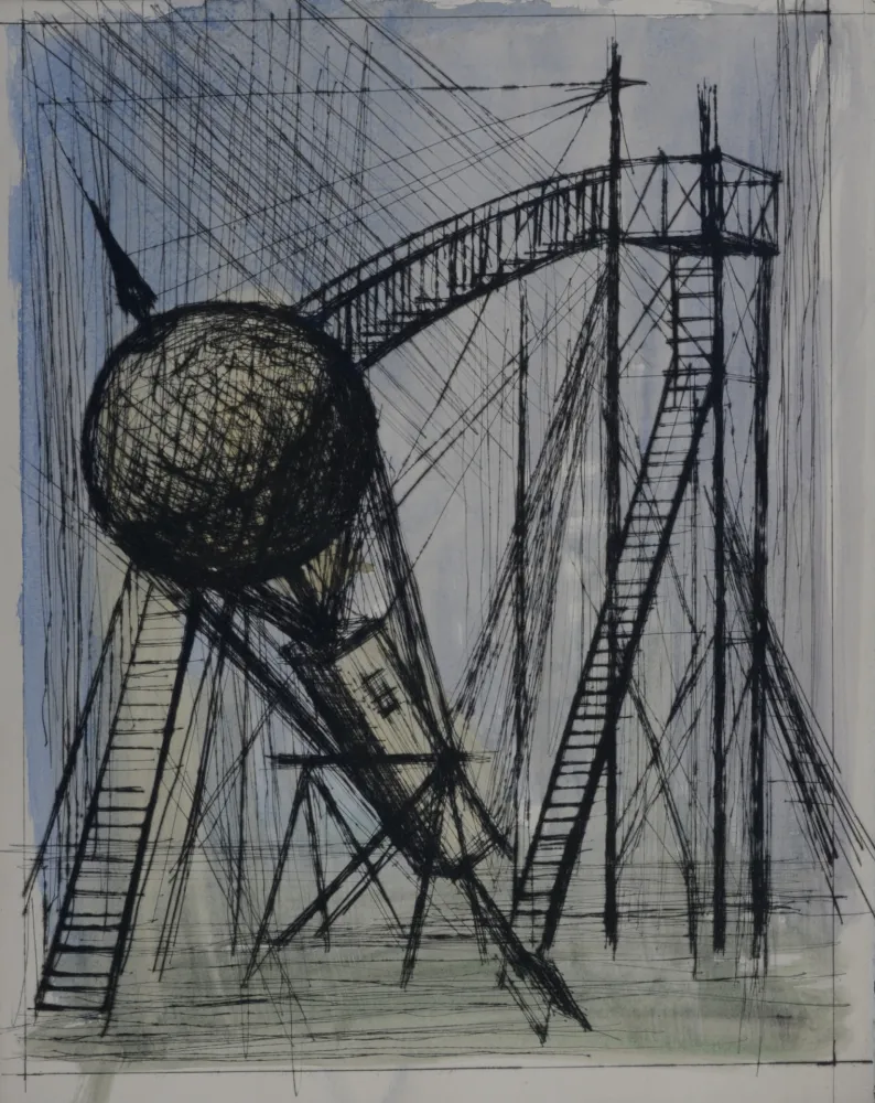 Stich Buffet - Voyages fantastiques de Cyrano de Bergerac, 1958