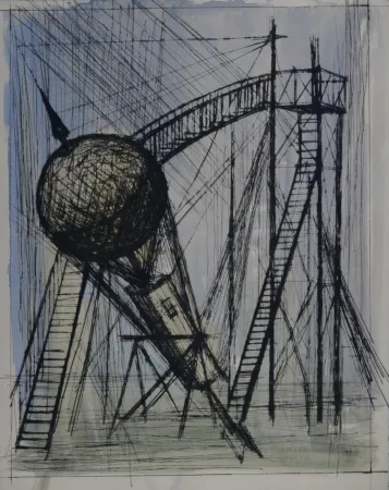 Stich Buffet - Voyages fantastiques de Cyrano de Bergerac, 1958