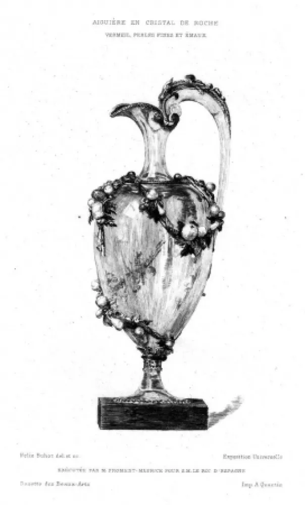 Stich Buhot - Aiguière en cristal de roche