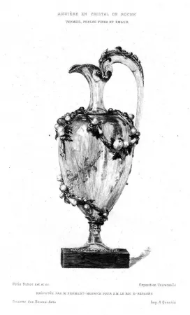 Stich Buhot - Aiguière en cristal de roche