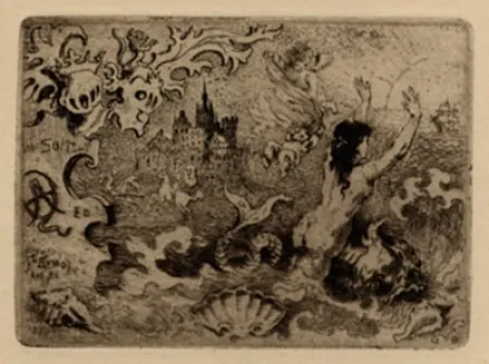 Illustriertes Buch Buhot - Le diable amoureux