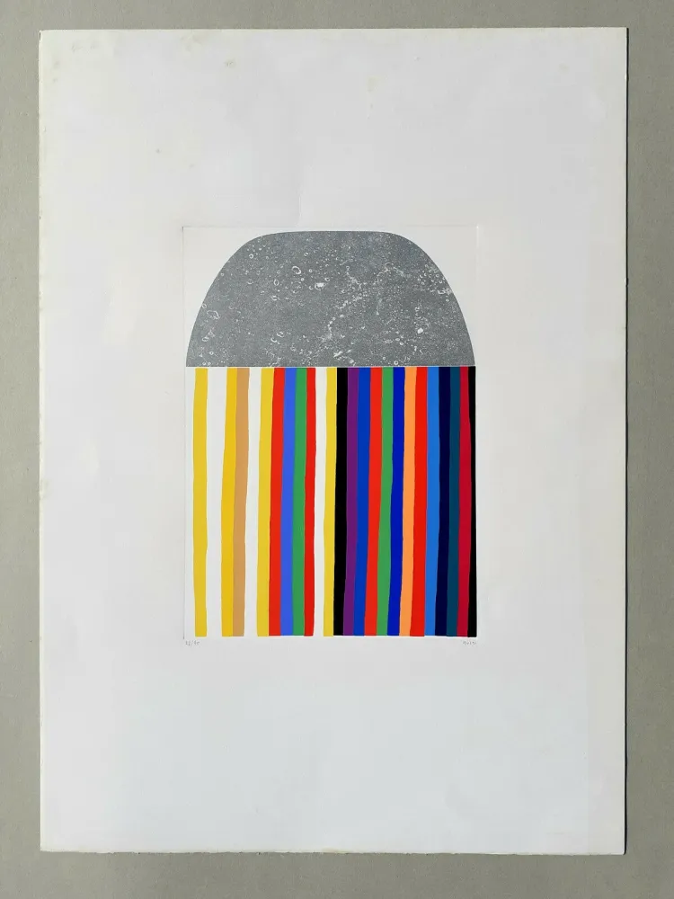 Stich Burri - Acquaforte e serigrafia G