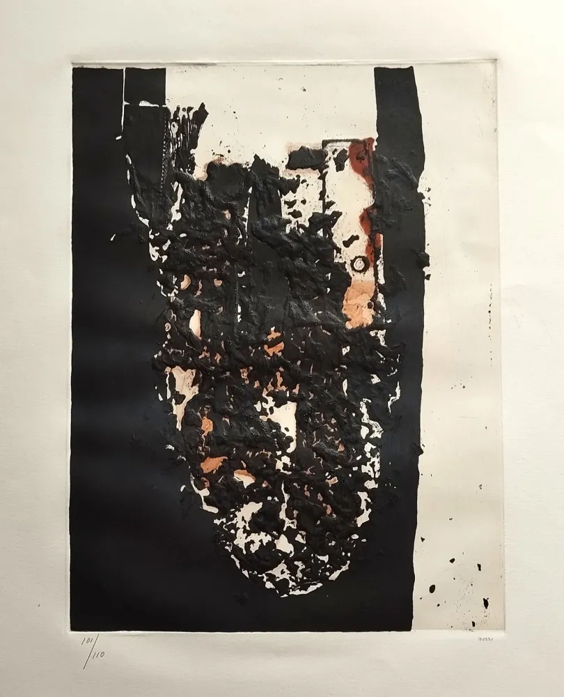 Radierung Und Aquatinta Burri - Combustione