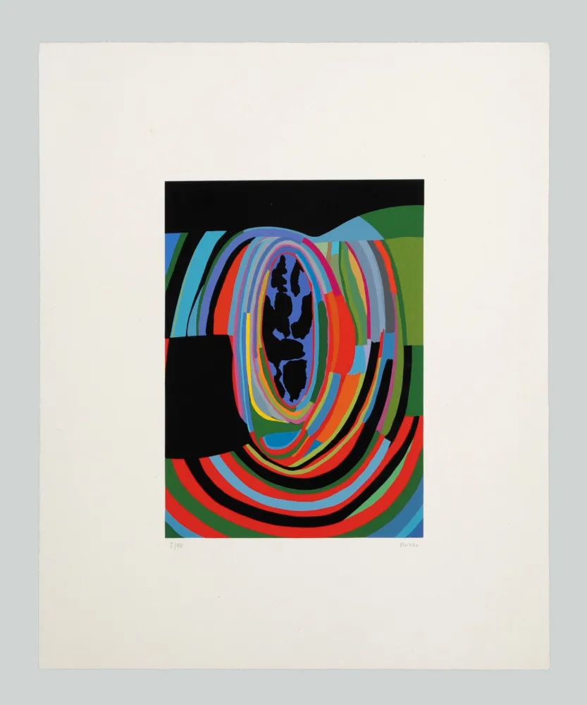 Siebdruck Burri - Serigrafia 1-B