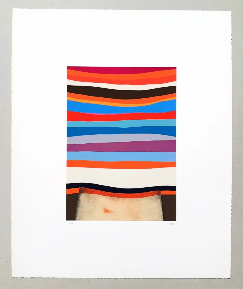 Siebdruck Burri - Serigrafia 1-D