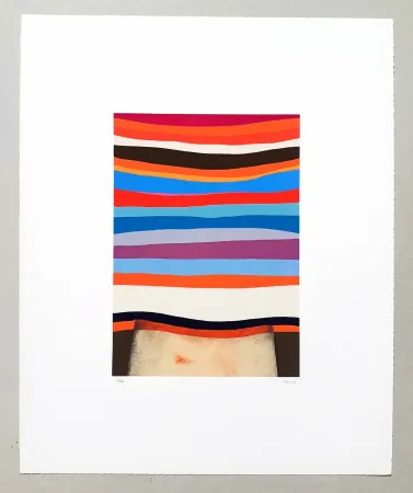 Siebdruck Burri - Serigrafia 1-D