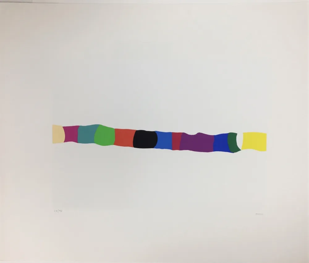 Siebdruck Burri - Trittico C - 2