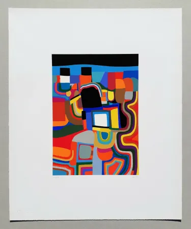 Siebdruck Burri - Trittico E - Serigrafia 1-E