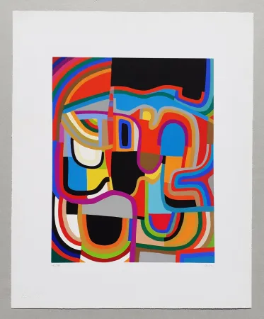 Siebdruck Burri - Trittico E - Serigrafia 2-E