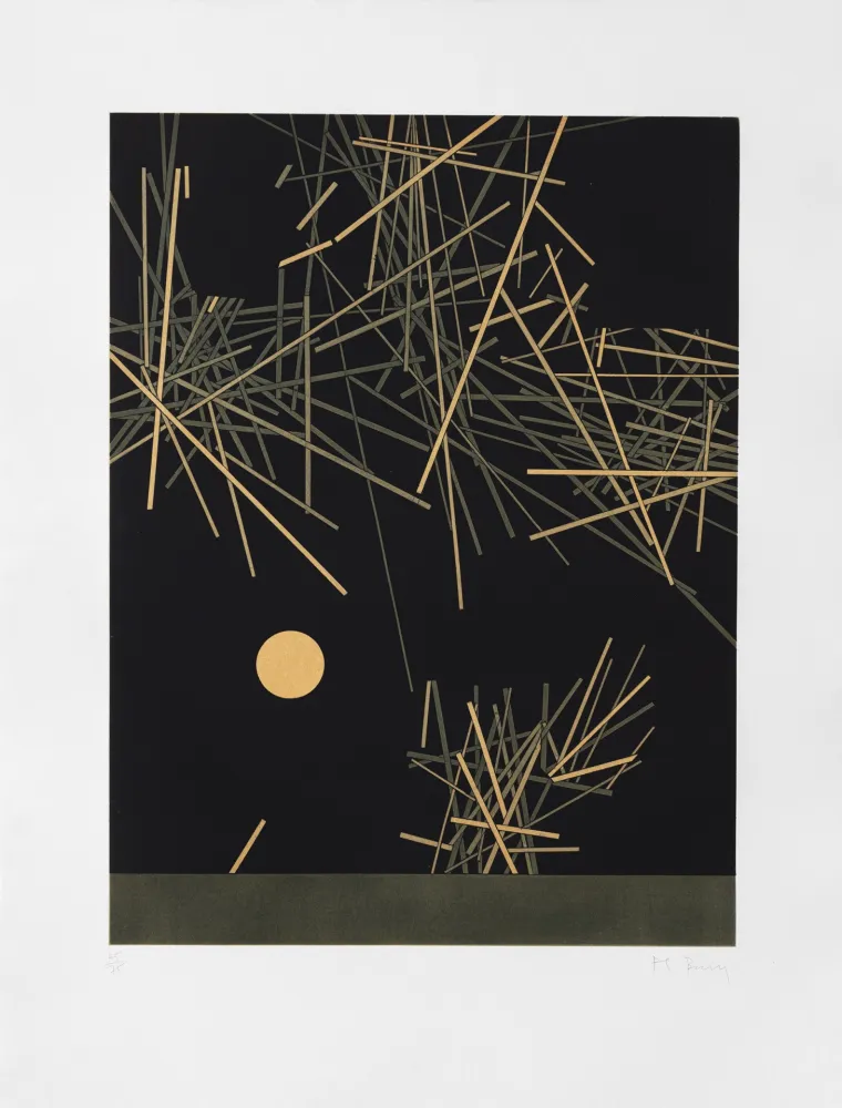 Stich Bury - Groupe de barres surplombant un petit