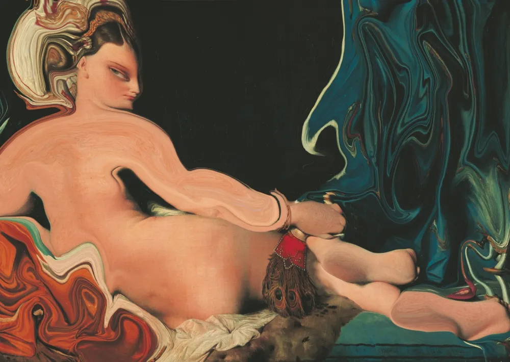 Siebdruck Bury - Nu (Collection Naked)