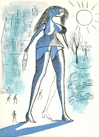 Radierung Und Aquatinta Buzzati - Senza titolo