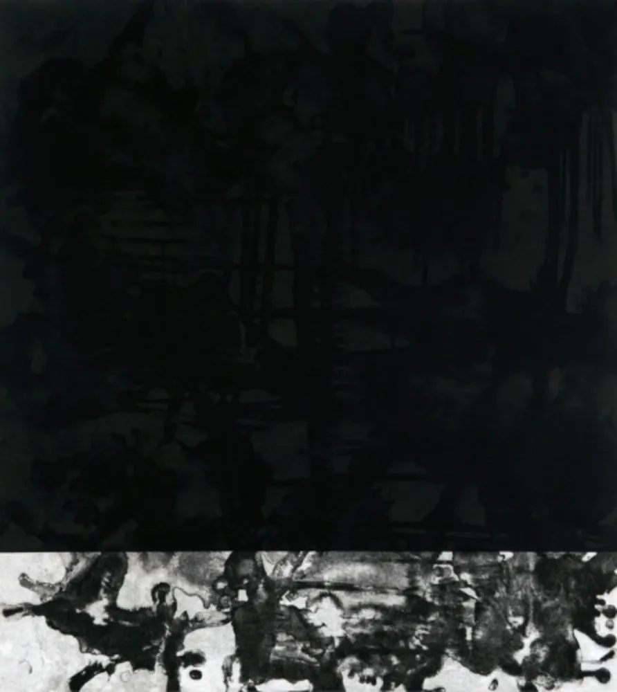 Aquatinta Cabrita Reis - E as estrelas do céu cairam na terra....I