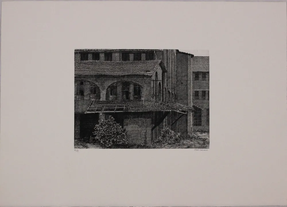 Radierung Cacciarini - Untitled