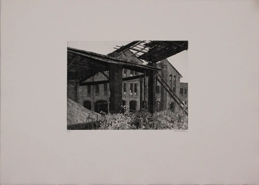 Radierung Cacciarini - Untitled