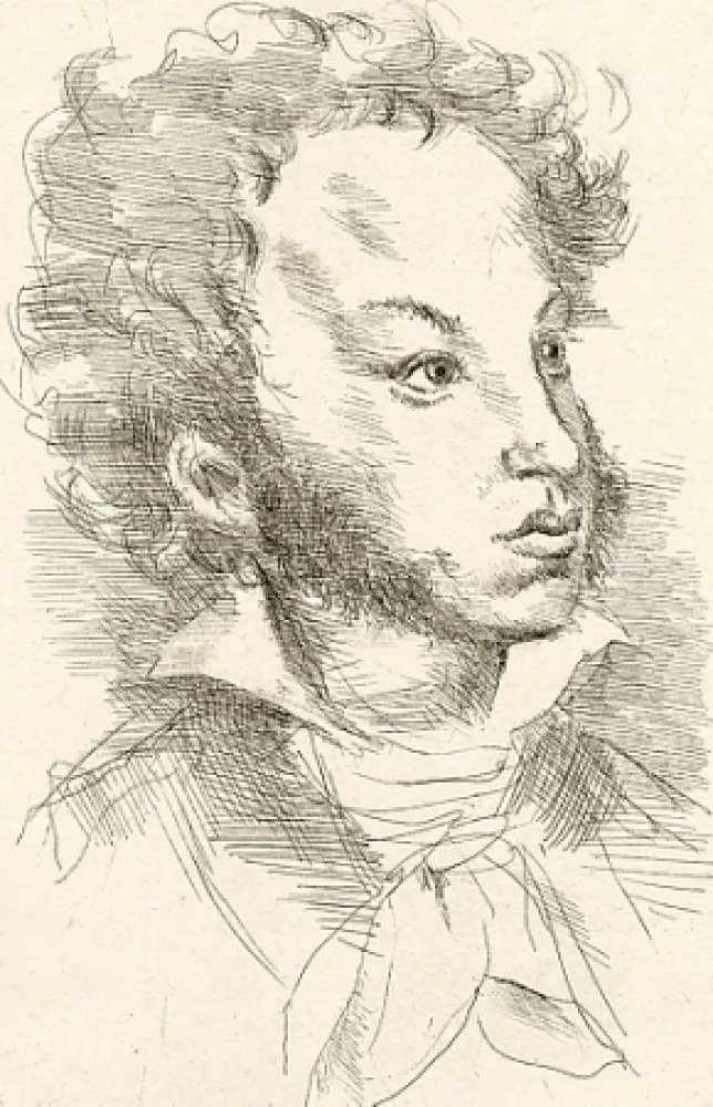 Illustriertes Buch Calandri - Eugenio Onieghin