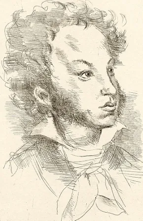 Illustriertes Buch Calandri - Eugenio Onieghin