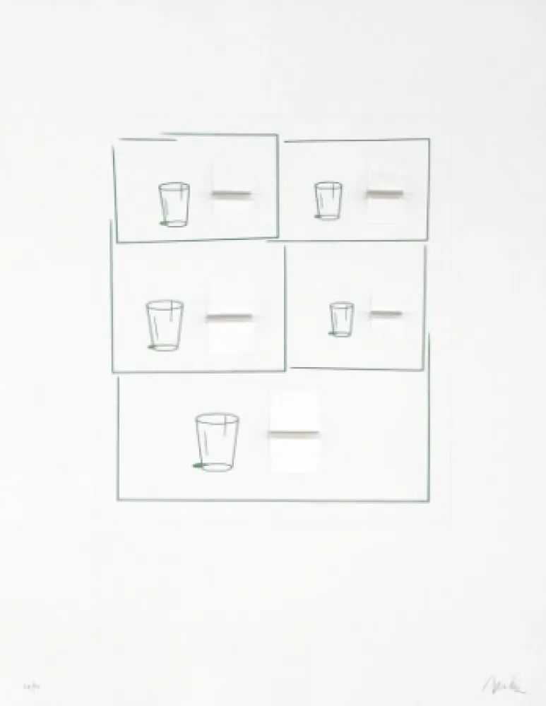 Lithographie Caldas - Without title 2