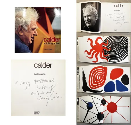 Illustriertes Buch Calder - CALDER. AUTOBIOGRAPHIE. Rare exemplaire dédicacé.