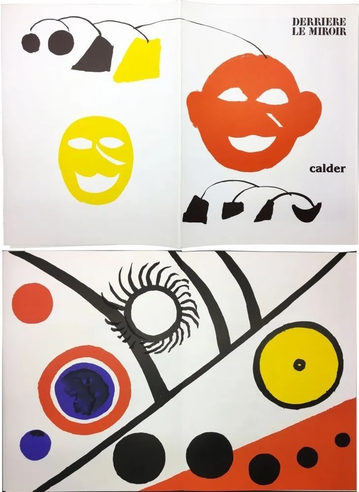 Illustriertes Buch Calder - CALDER. Derrière Le Miroir n° 221. 7 lithographies originales (1976)