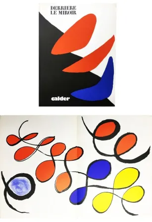 Illustriertes Buch Calder - CALDER, LA LIBERTÉ. Derrière Le Miroir N° 190. 4 LITHOGRAPHIES ORIGINALES EN COULEURS (1971)