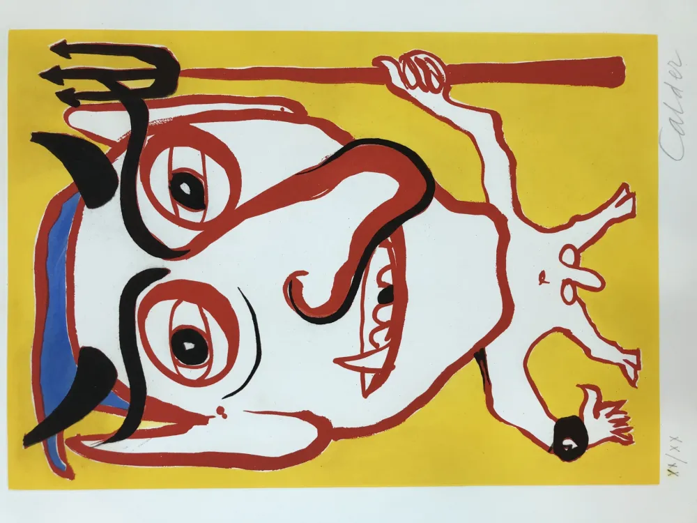 Radierung Und Aquatinta Calder - Constantin Tacou