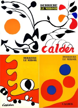Illustriertes Buch Calder - DERRIÈRE LE MIROIR - CALDER (11 volumes parus de 1950 à 1981), avec 49 LITHOGRAPHIES.