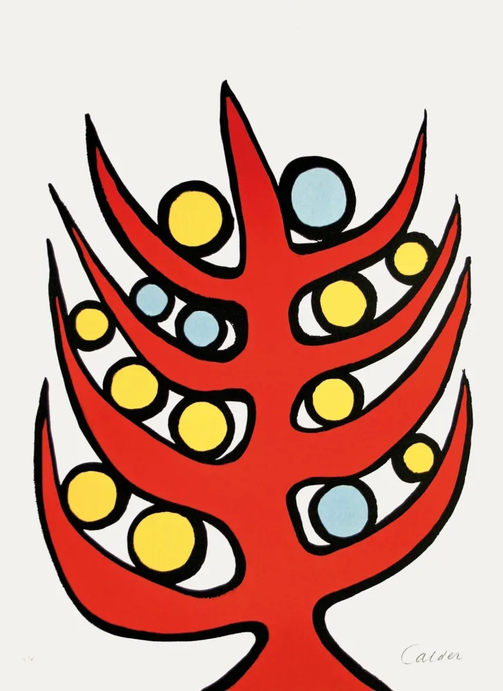 Lithographie Calder - L’albero del bene e del male