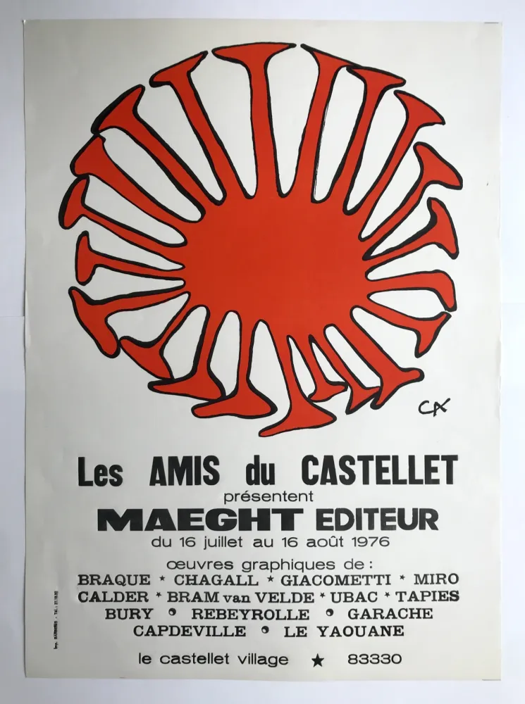 Plakat Calder - Le Polypode / Les amis du Castellet présentent Maeght éditeur