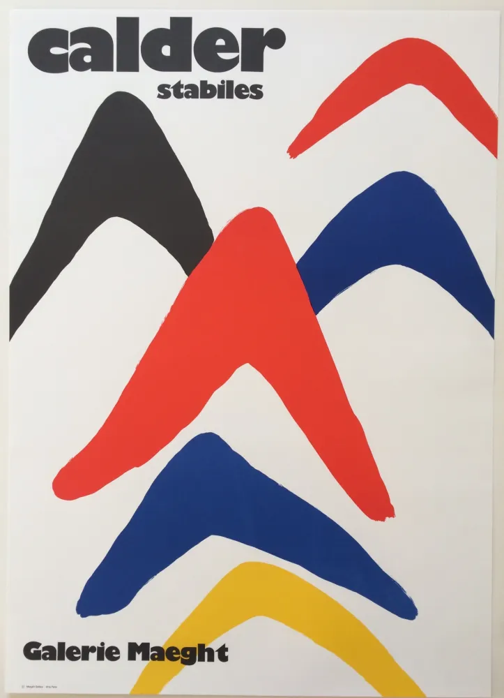 Plakat Calder - Stabiles / Galerie Maeght