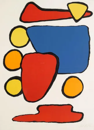 Lithographie Calder - Stone Age