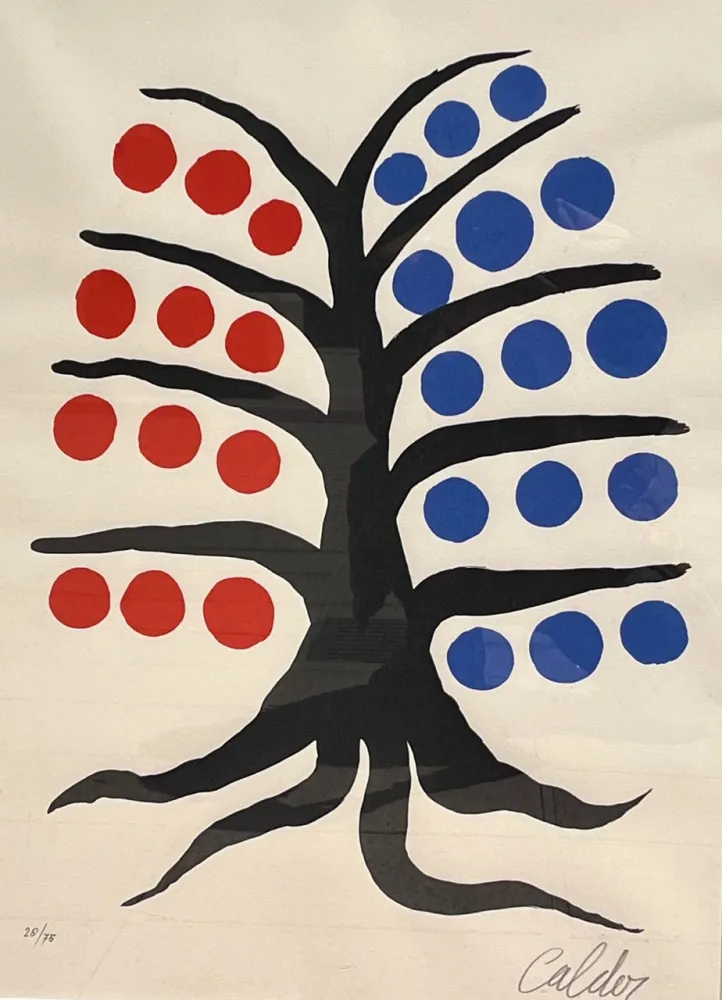 Lithographie Calder - Tree