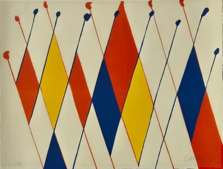 Lithographie Calder - Un drôle de poisson